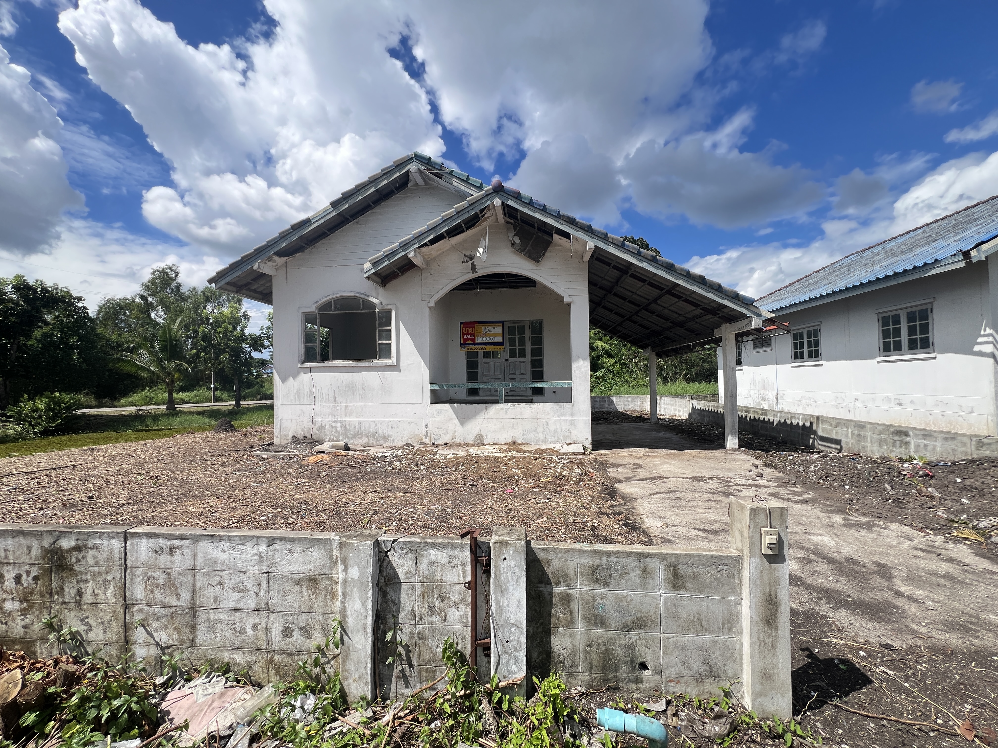 บ้านเดี่ยว โครงการบ้านสวนแสนสุข องครักษ์