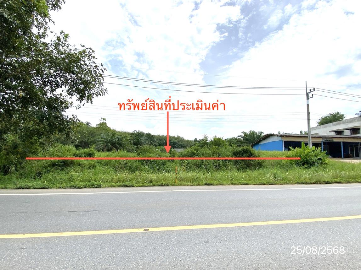 Empty land for sale in Bang Khan, Nakhon Si Thammarat province.