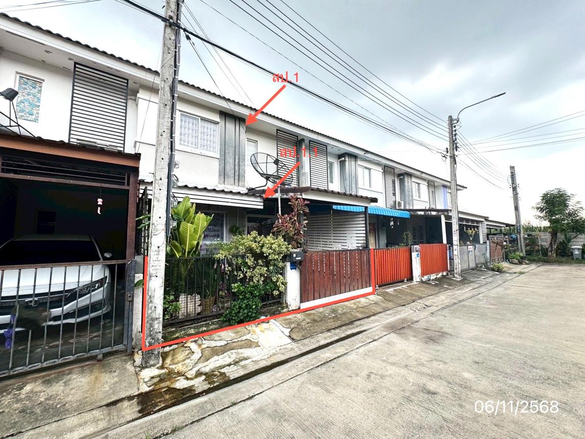 ทาวน์เฮ้าส์ บ้านพฤกษา 85 หนามแดง-เทพารักษ์ บางพลี สมุทรปราการ