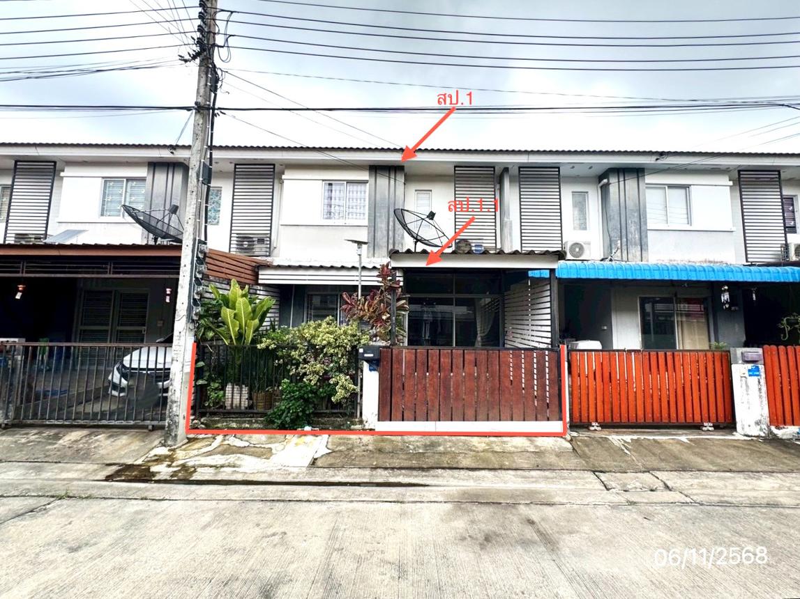 Townhouse, Baan Phruksa 85, Nam Daeng-Thepare, Bang Phli, Samut Prakan