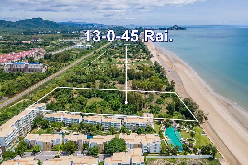 Beautiful Beachfront Land In Khao Tao, Hua Hin For Sale Land Area 13 Rai 0 Ngan 45 Sq.Wah, Prachuap Khiri Khan