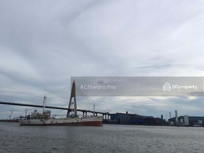 ที่ดินติดแม่น้ำเจ้าพระยา 23 -1-20 ไร่สีม่วง, samut-prakan