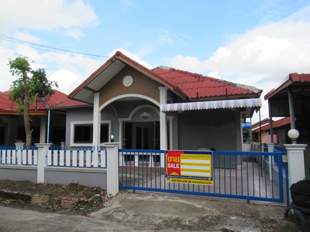 บ้านเดี่ยว โครงการอยู่เจริญ 1 สว่างแดนดิน สกลนคร