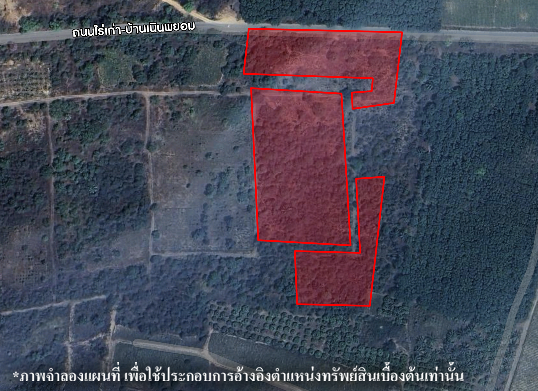 ที่ดินเปล่า โครงการบ้านสวนสามร้อยยอด ประจวบคีรีขันธ์