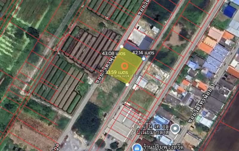 ที่ดิน 382 ตรว.ทางเข้าวัดไทรน้อย, Nonthaburi