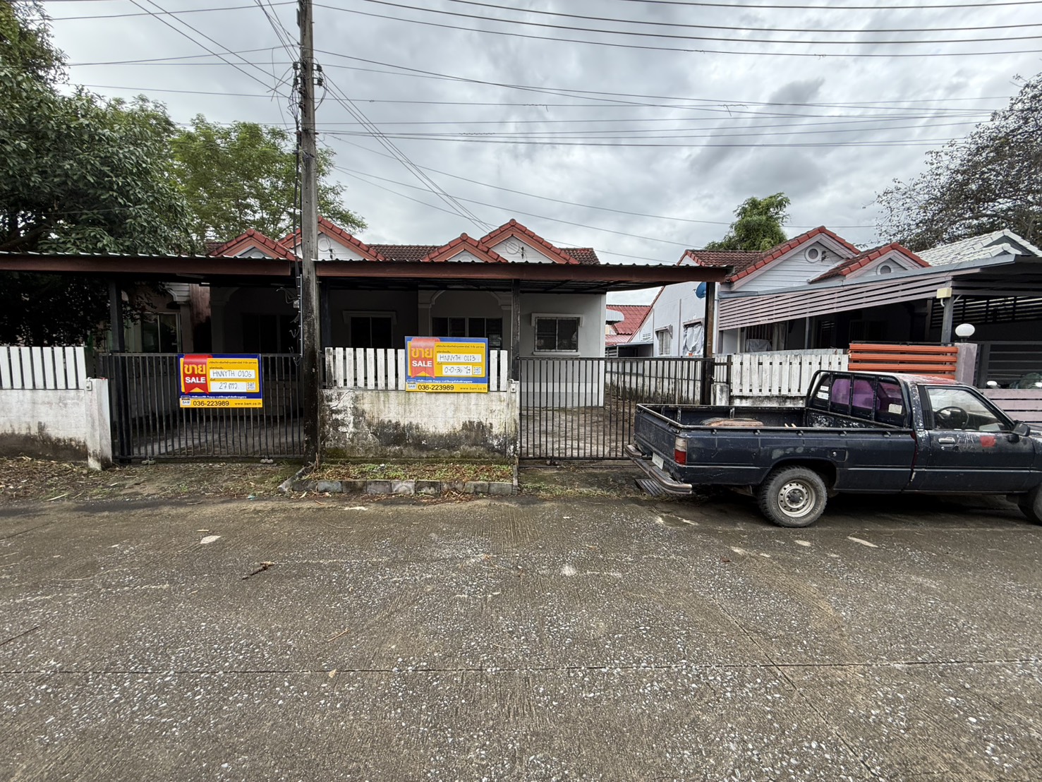 Townhouse project at Baan Suan Saen Suk (Ko Thong) in Nakhon Nayok province