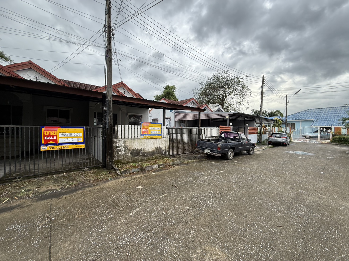 ทาวน์เฮ้าส์ โครงการบ้านสวนแสนสุข (เกาะทอง) เมืองนครนายก