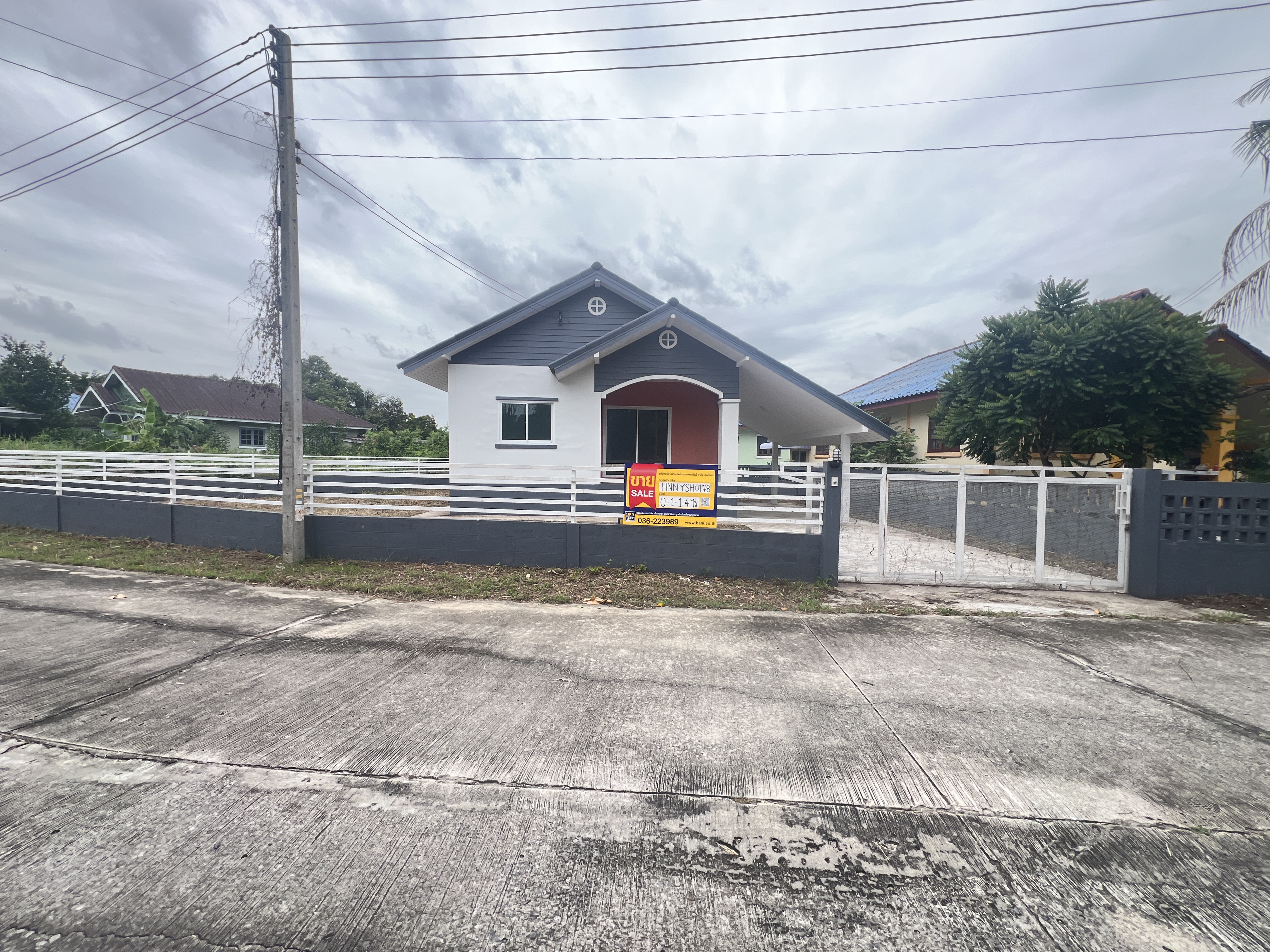 บ้านเดี่ยวชั้นเดียว โครงการบ้านสวนแสนสุข : ปรับปรุงแล้ว