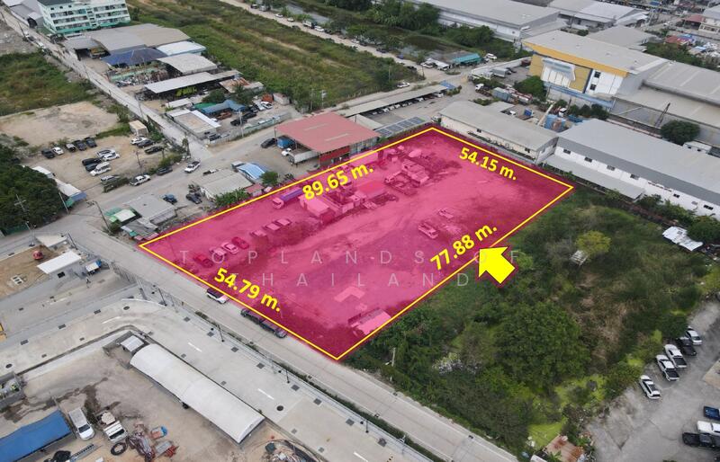 ขาย ที่ดิน ใกล้นิคมบางพลี อ.บางพลี ถนนเทพารักษ์ เนื้อที่ 2-2-48 ไร่ ผังสีม่วง เหมาะสร้างโรงงาน, Samut Prakan