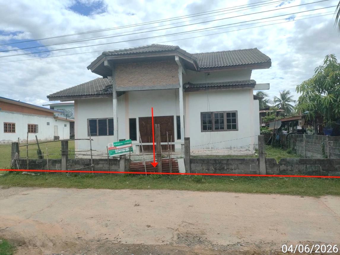 Single-detached house, rural style, Si Sa Ket, Roi Et