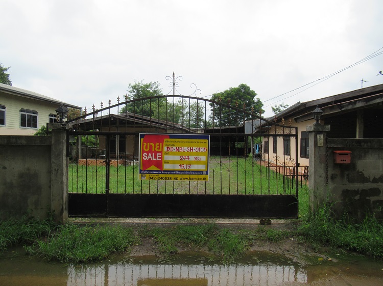 Two-storey detached houses, two units available for sale in Nong Bua Lamphu.