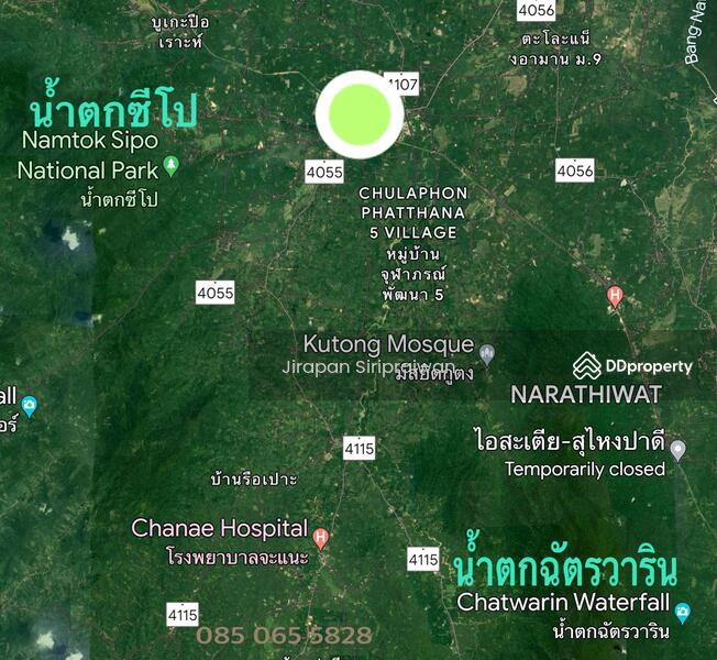 Land 1 rai in city center of Tanyongmat, Ra-Ngad. Next to 4 lane road connect Narathiwas and Sukirin, Narathiwat