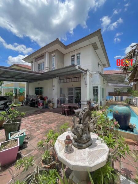 ขาย บ้านเดี่ยว 4 นอน พร้อมสระว่ายน้ำ ใกล้ แฟชั่น ไอส์แลนด์ รร. สาธิตพัฒนา และ ทางด่วน จตุโชติ, Bangkok
