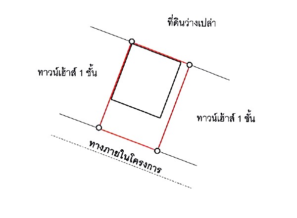 ทาวน์เฮ้าส์ โครงการบ้านภัทรารมย์ 1 ลาดหลุมแก้ว