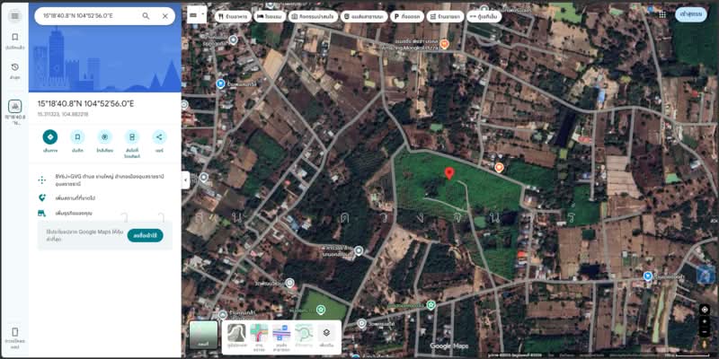 55 Rai Land for Sale in Kham Yai Ubon Ratchathani Rubber Plantation Ideal for Housing Project or War, Ubon Ratchathani