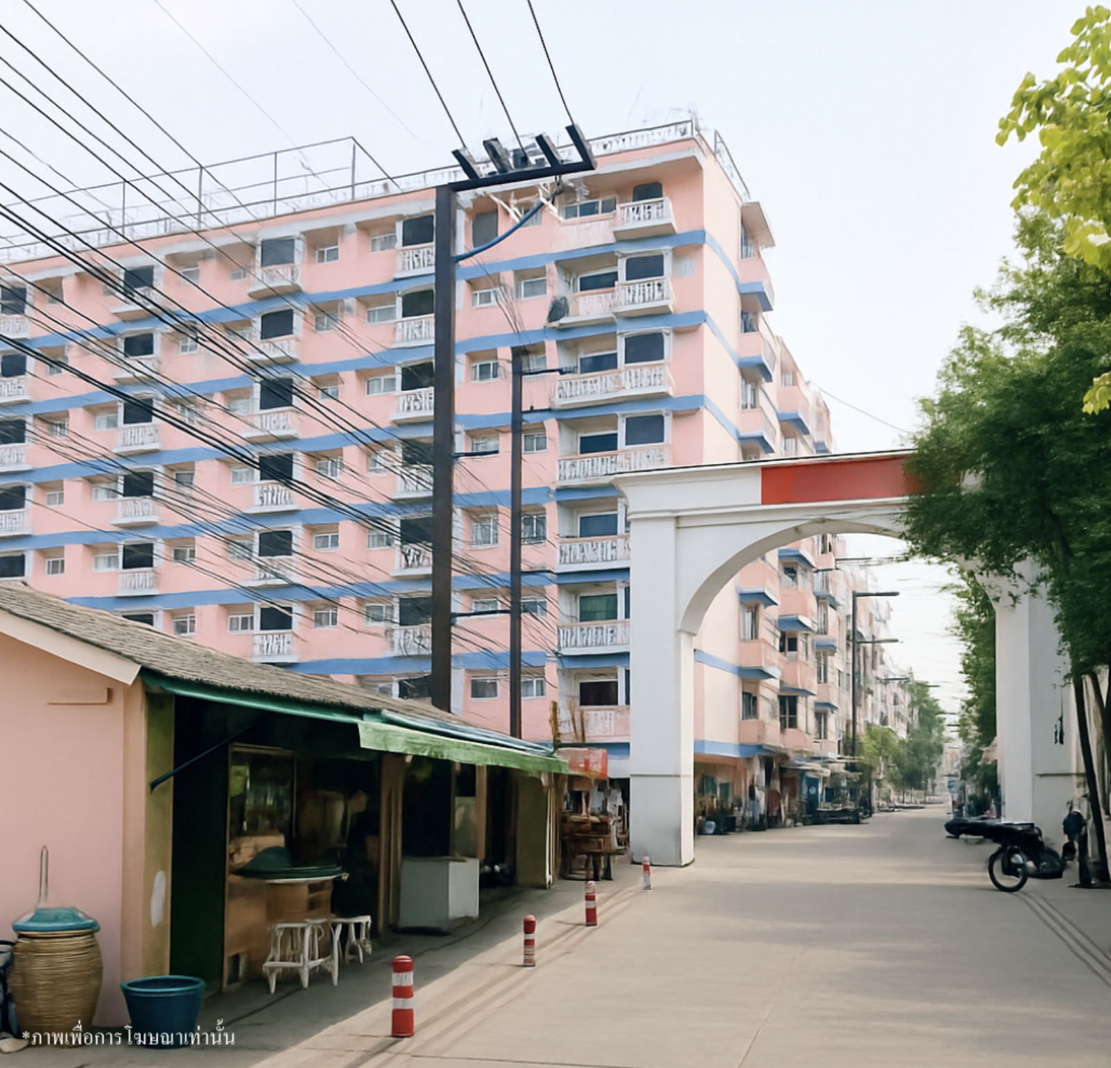 คอนโดมิเนียม โครงการวังเกษม คอนโดทาวน์ 2 หนองแขม