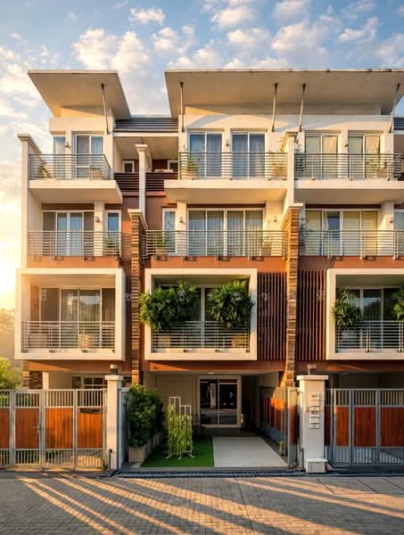 4.5-Story Luxury Townhome at Luxx Ville Sathupradit 12 (Plot A2 - Fully Furnished Show Unit), Bangkok