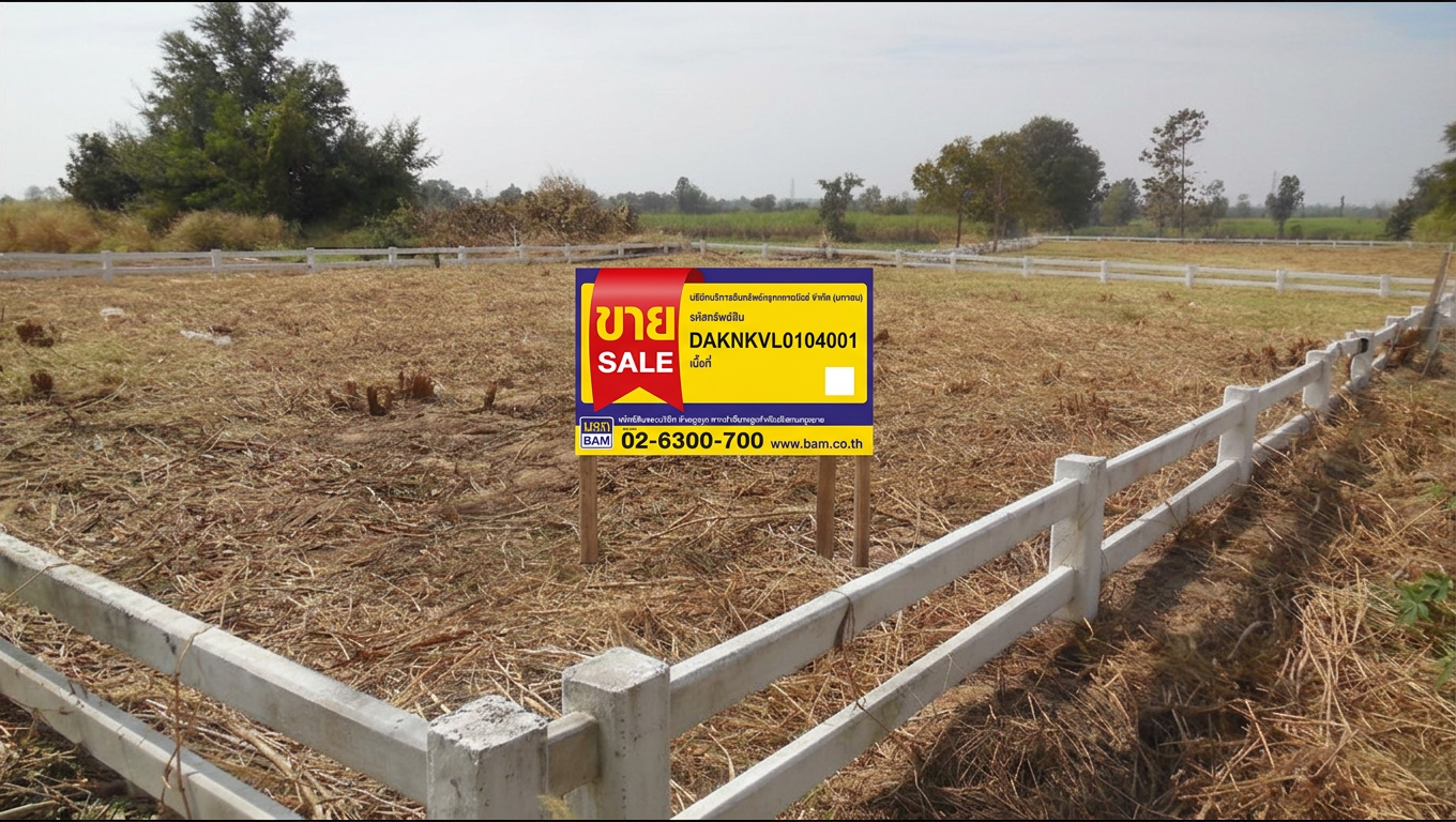 Empty land, Tiwsan Country Parkville Project, Khon Kaen