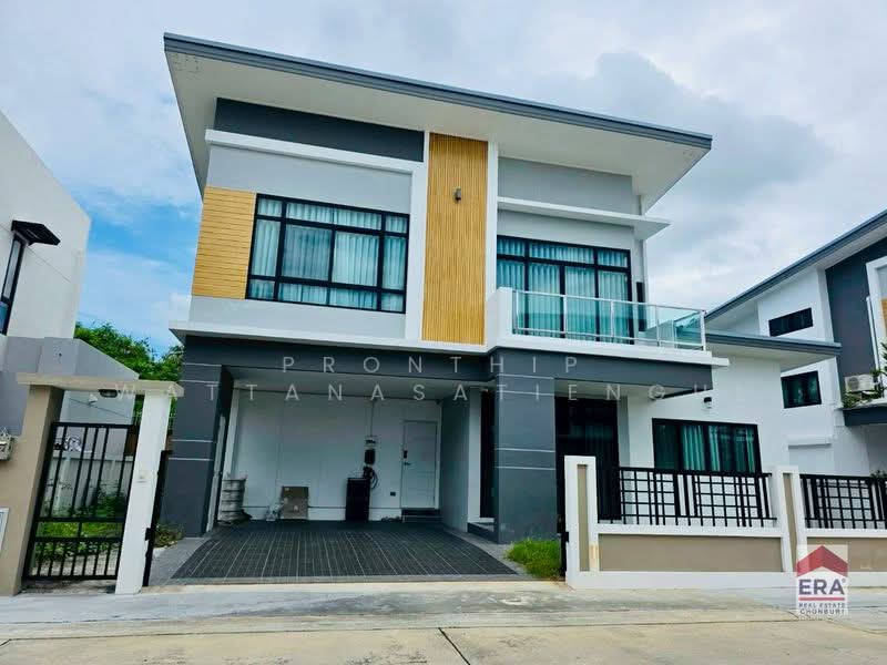 บ้านเดี่ยว2ชั้น ใจกลางเมืองชลบุรี Private 33 ราคาดีที่สุดในโครงการ เพียง 7.49 ล้าน, Chon Buri (Pattaya)