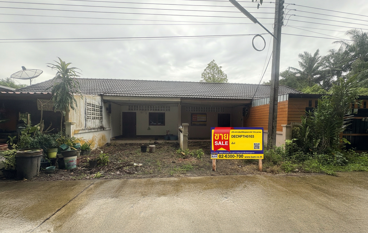 Single-story townhouse in Chumphon.