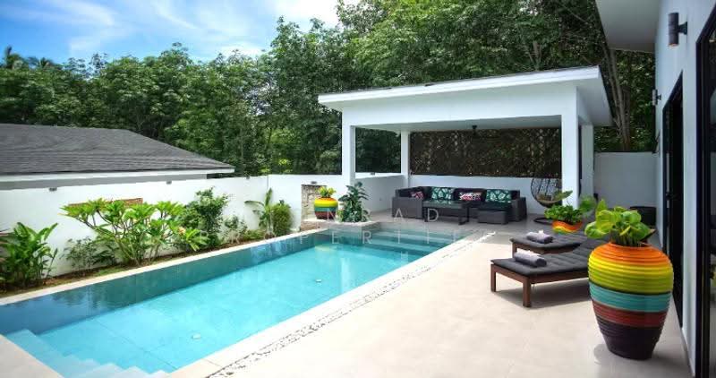 Modern 2-3 Bedroom Pool Villa with Garden in Maenam, Surat Thani