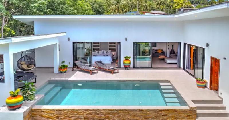 Modern 2-3 Bedroom Pool Villa with Garden in Maenam, Surat Thani