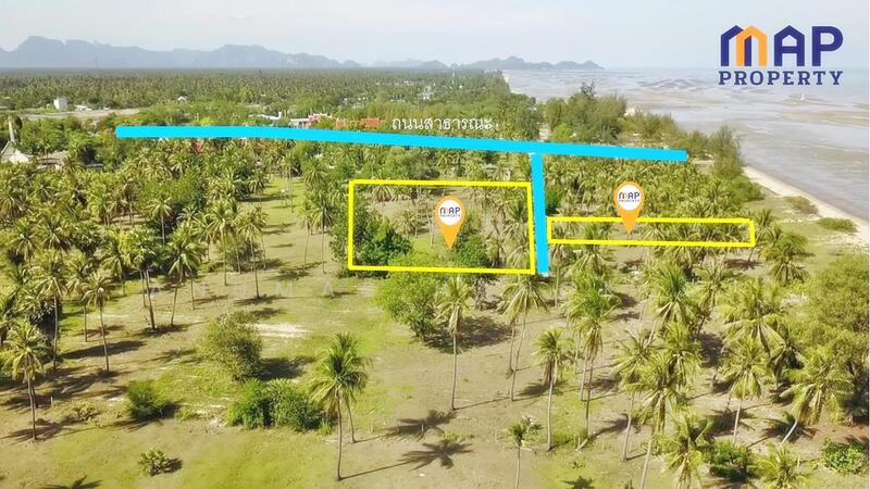 ที่ดินริมชายหาด บ่อนอก 2 ไร่ 1งาน 92.7 ตรว., Prachuap Khiri Khan
