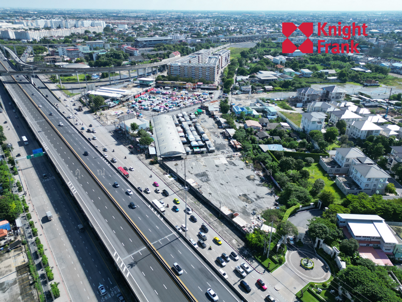 ขายที่ดินทำเลดี ขนาด 7 ไร่ ติดถนนประดิษฐ์มนูธรรม (ตลาดนัดเลียบด่วนรามอินทรา) กรุงเทพมหานคร, Bangkok