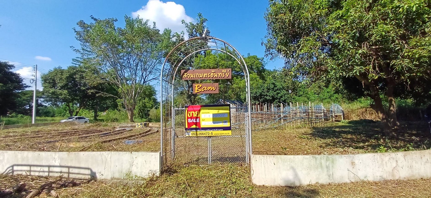 Land for sale with a building, Viangping Villa project, Doi Saket