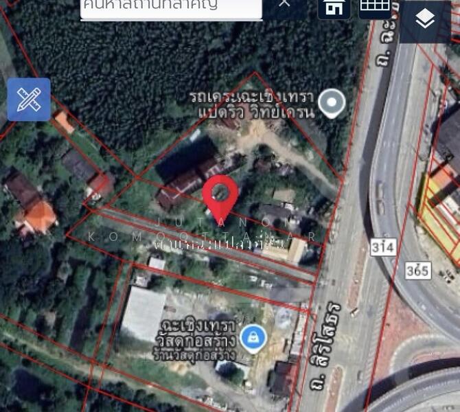 ขายที่ดิน 4 ไร่ 45 ตร.วา ติดถนนใหญ่ ทำเลทอง ใกล้โรบินสัน ตำบลโสธร, Chachoengsao