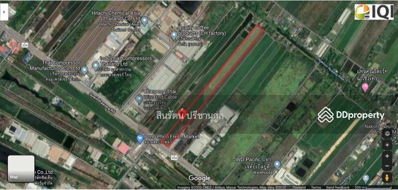 ที่ดินเปล่า ติดถนนสุวินทวงศ์ อ.บางน้ำเปรี้ยว, Chachoengsao