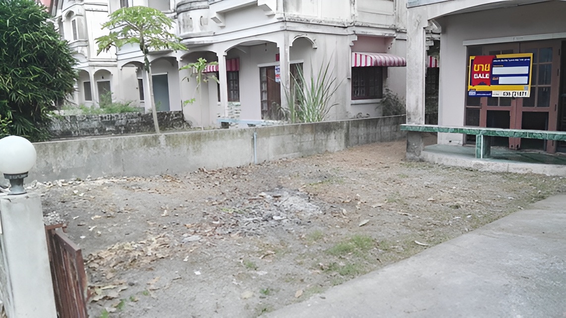 บ้านแฝด โครงการบ้านสวนแสนสุข องครักษ์