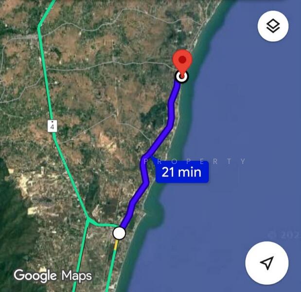 Prime Beachfront Land for Sale – 42-2-78 Rai, Phetchaburi