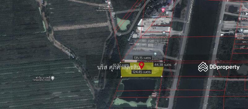 ขายที่ดินถมแล้ว 3ไร่กว่า ติดถนนเลียบคลองส่งน้ำสุวรรณภูมิ, Samut Prakan