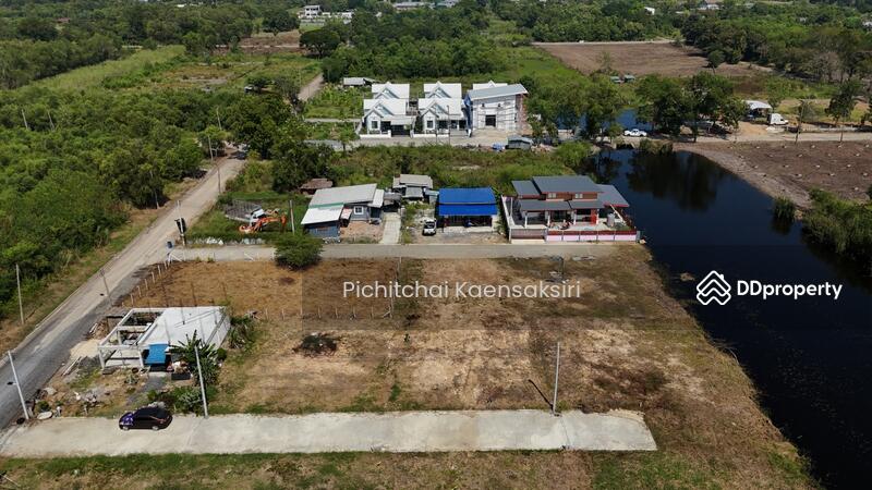 ขายที่ดิน ถ่มแล้ว ปทุมธานี ซอย เอราวัณ 28/1 136 ตรว. ติดน้ำ, Pathum Thani