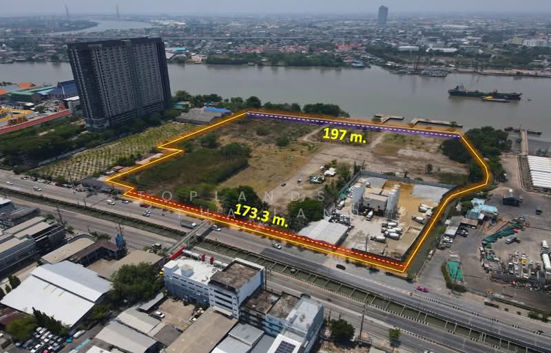 ขาย ที่ดิน พระราม 3 ( ติดแม่น้ำเจ้าพระยา ) 30 ไร่ เหมาะสร้างโครงการจัดสรร Super Luxury สำนักงาน, Bangkok
