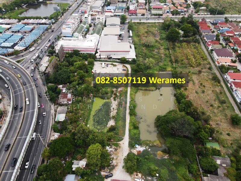 ขาย ที่ดิน มีนบุรี ผังสีส้ม ทำได้ทั้งที่อยู่อาศัย และทำเลค้าขาย เนื้อที่ 28-1-36 ไร่ ถนนกว้าง 35 m., Bangkok