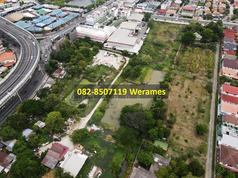 ขาย ที่ดิน มีนบุรี ผังสีส้ม ทำได้ทั้งที่อยู่อาศัย และทำเลค้าขาย เนื้อที่ 28-1-36 ไร่ ถนนกว้าง 35 m., Bangkok
