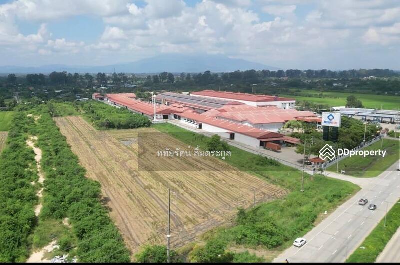 Land for sale next to Super Highway Rd., Chiang Mai, 8 rai, 20 minutes from Central Festival., Chiang Mai