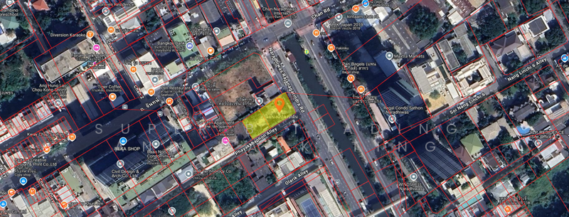 Land for sale, beautiful plot, good location, city center, Soi Narathiwat Ratchanakarin 18 - Rama 3, Bangkok